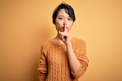 The first thing you should do when you get a sales objection is stay quiet.