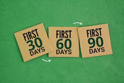 When hiring salespeople, have them show you their 30-60-90-day plan for ramping up