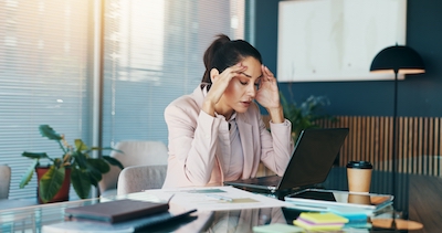 Salespeople burn out if they spend too much time on administrative overhead.