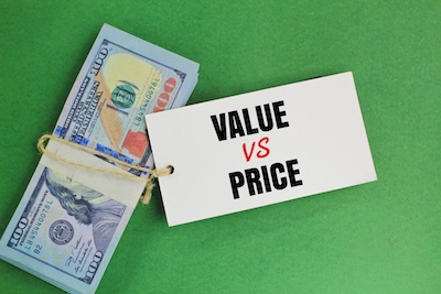 Dropping the price indicates also drops the value, which hurts deal momentum.